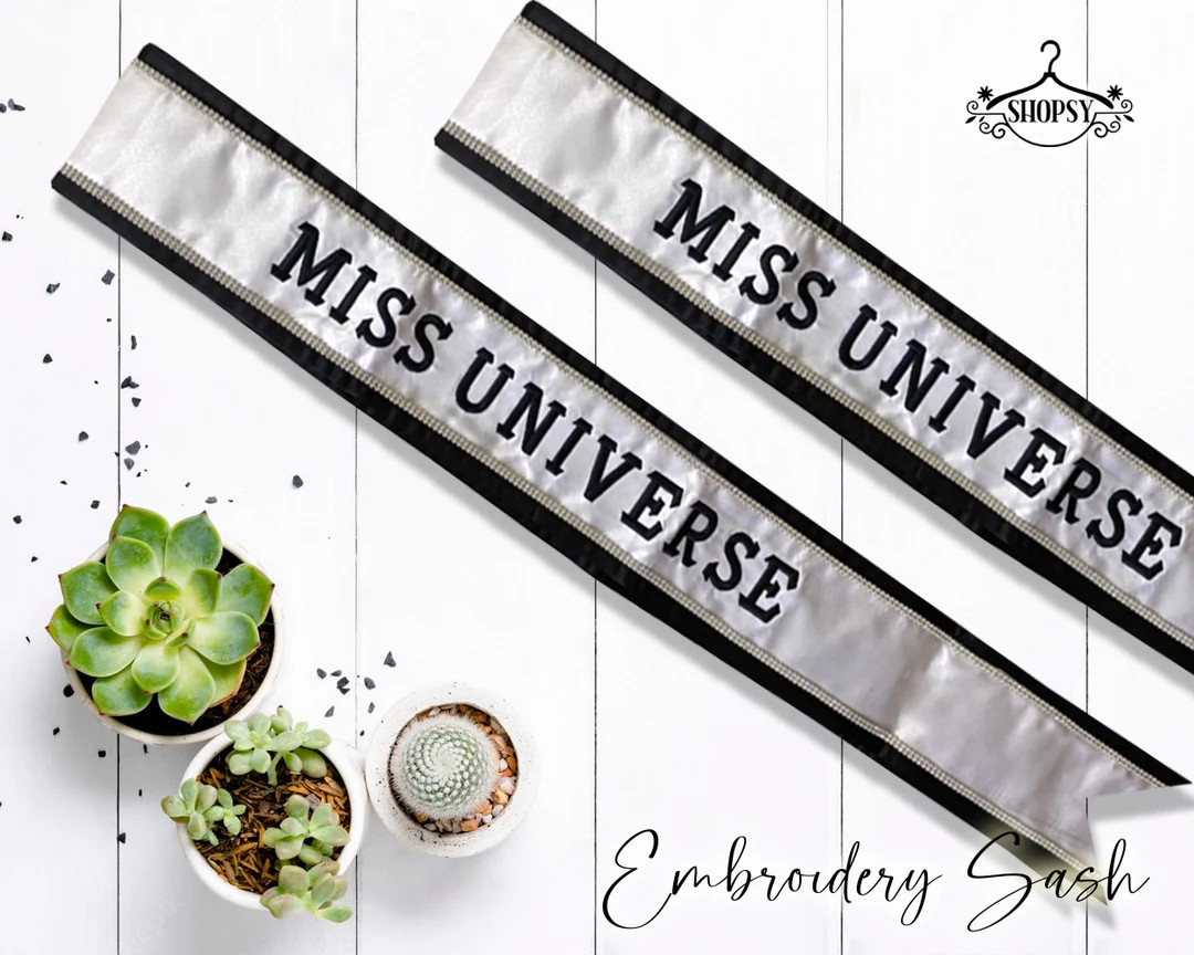 Customized Lace Sash Personalized Embroidery Lace Sash Custom - Etsy | Etsy (US)