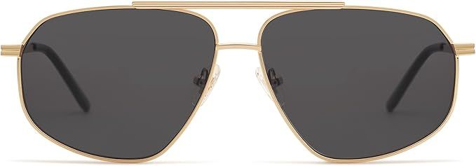 SOJOS Classic Retro Aviator Sunglasses for Women Men Vintage Hexagonal Metal Frame UV400 Lenses S... | Amazon (US)