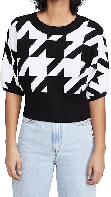 Houndstooth Pullover | Shopbop