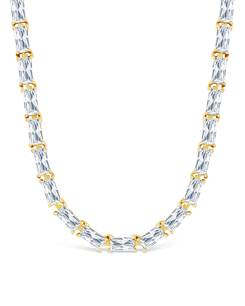 Blanche Adjustable CZ Tennis Necklace | Sterling Forever