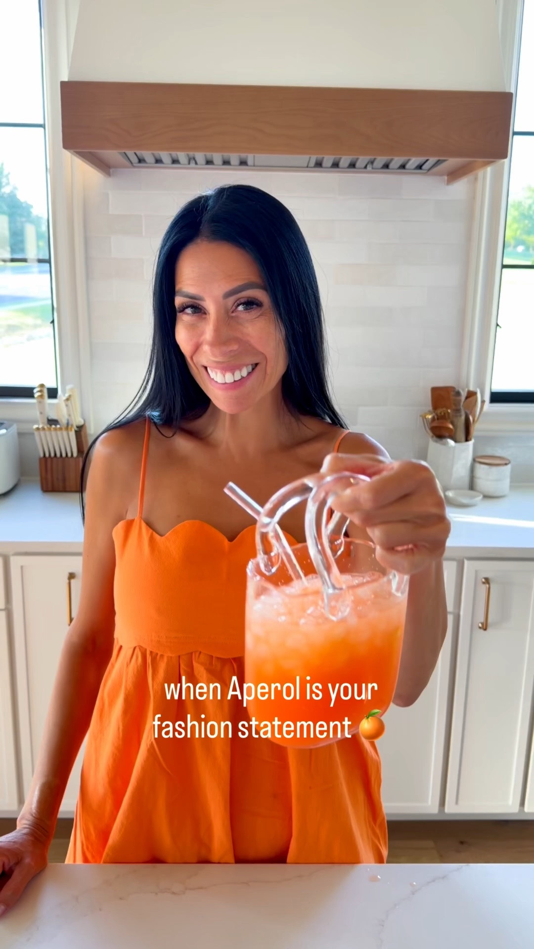 This is for all my Aperol girlies 💁🏻‍♀️
Aperol Mimosa
• ice
• 2oz Aperol
• 2oz oj
• 4oz Prosecco
• splash of club soda 
Enjoy!!!!!

#LTKfoodie #LTKSeasonal #LTKmomlife