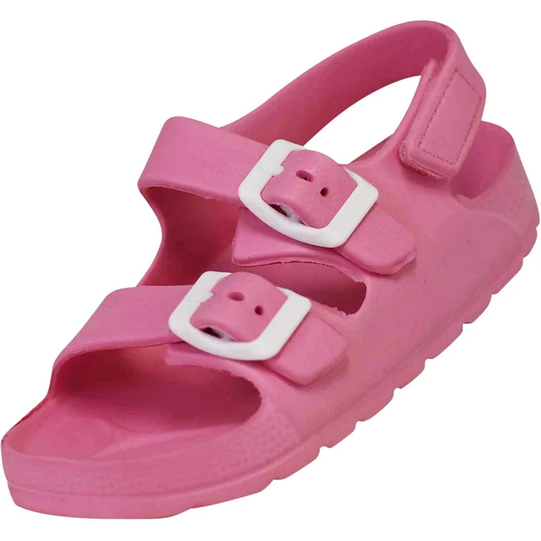Norty Boy Girl Children Toddler Little and Big Kid 2 Strap Slide Sandal 41905-10MUSToddler (Pink ... | Walmart (US)