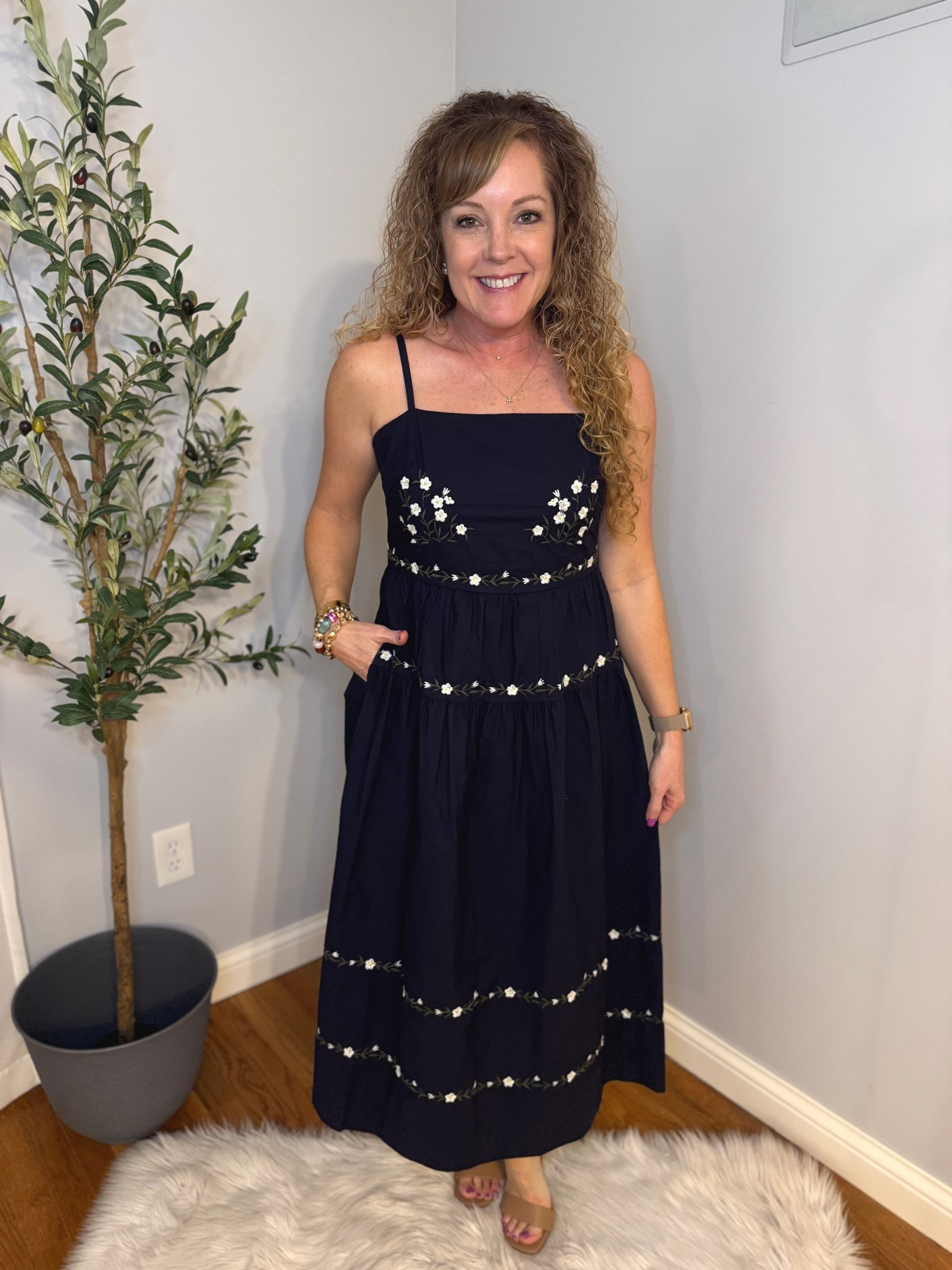 Walmart spring dress! 🌼 

Church dress / summer dress / over 40 style / Easter dress / Mother’s Day dress / graduation dress / wedding guest dress / affordable dresses 

#walmartpartner @walmartstyle #walmartstyle 

*embroidered dress- size small
*heels- tts, size 8

#LTKOver40 #LTKWedding #LTKSeasonal
