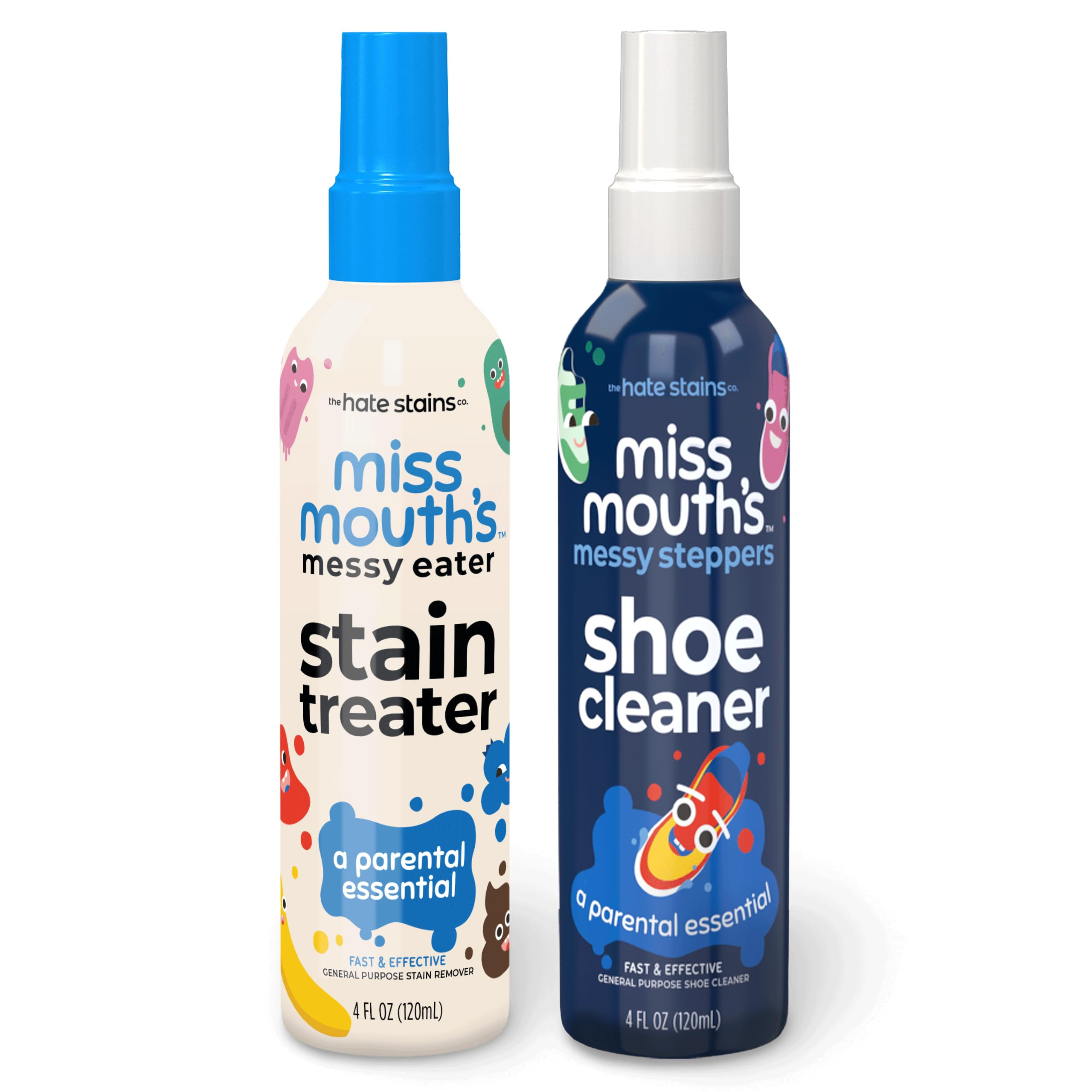 Miss Mouth's Messy Eater Stain Treater and Messy Steppers Shoe Cleaner Starter Pack | Amazon (US)