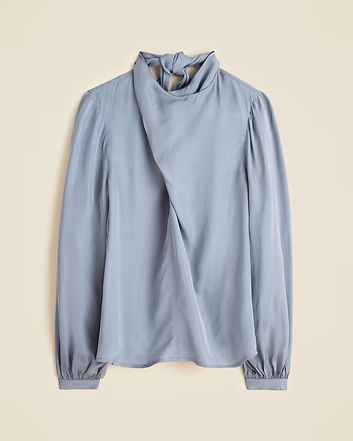 Scarf-neck shirt | J. Crew US