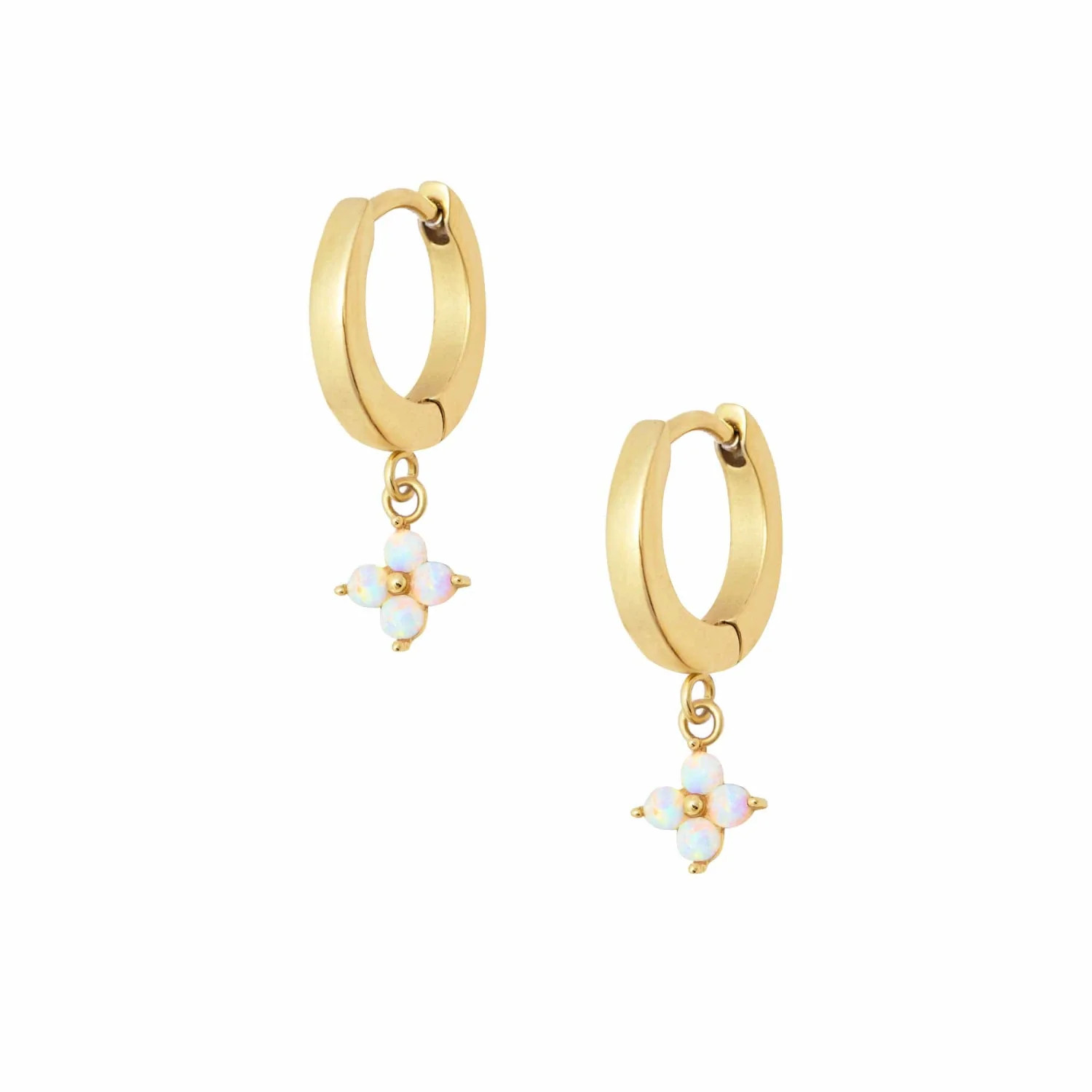 Milos Opal Hoop Earrings | Bohomoon UK