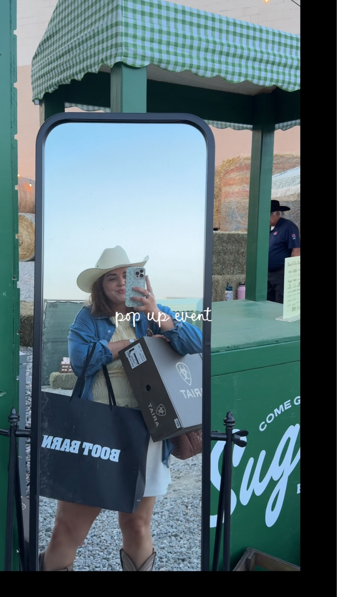 Country outfit wearing xxl in denim shirt xl in top and 1 in skort 

#LTKPlusSize #LTKMidsize #LTKFestival