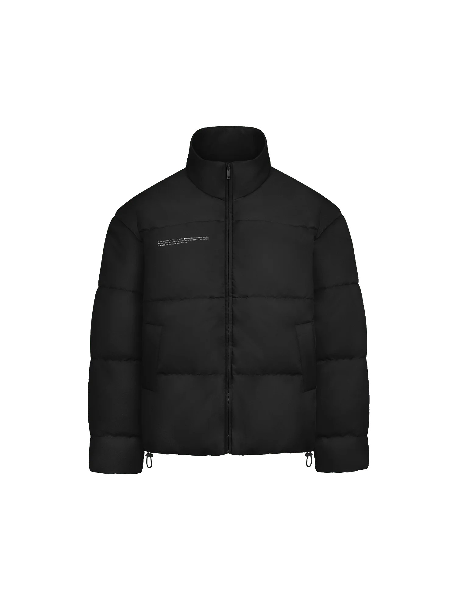 Flwrdwn™ Bomber Jacket - Black - Pangaia | The Pangaia (EU, UK, AUS)