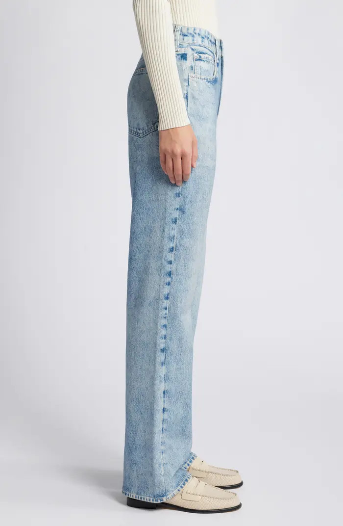 Miramar Shea Relaxed Straight Cotton Terry Sweatpant Jeans | Nordstrom