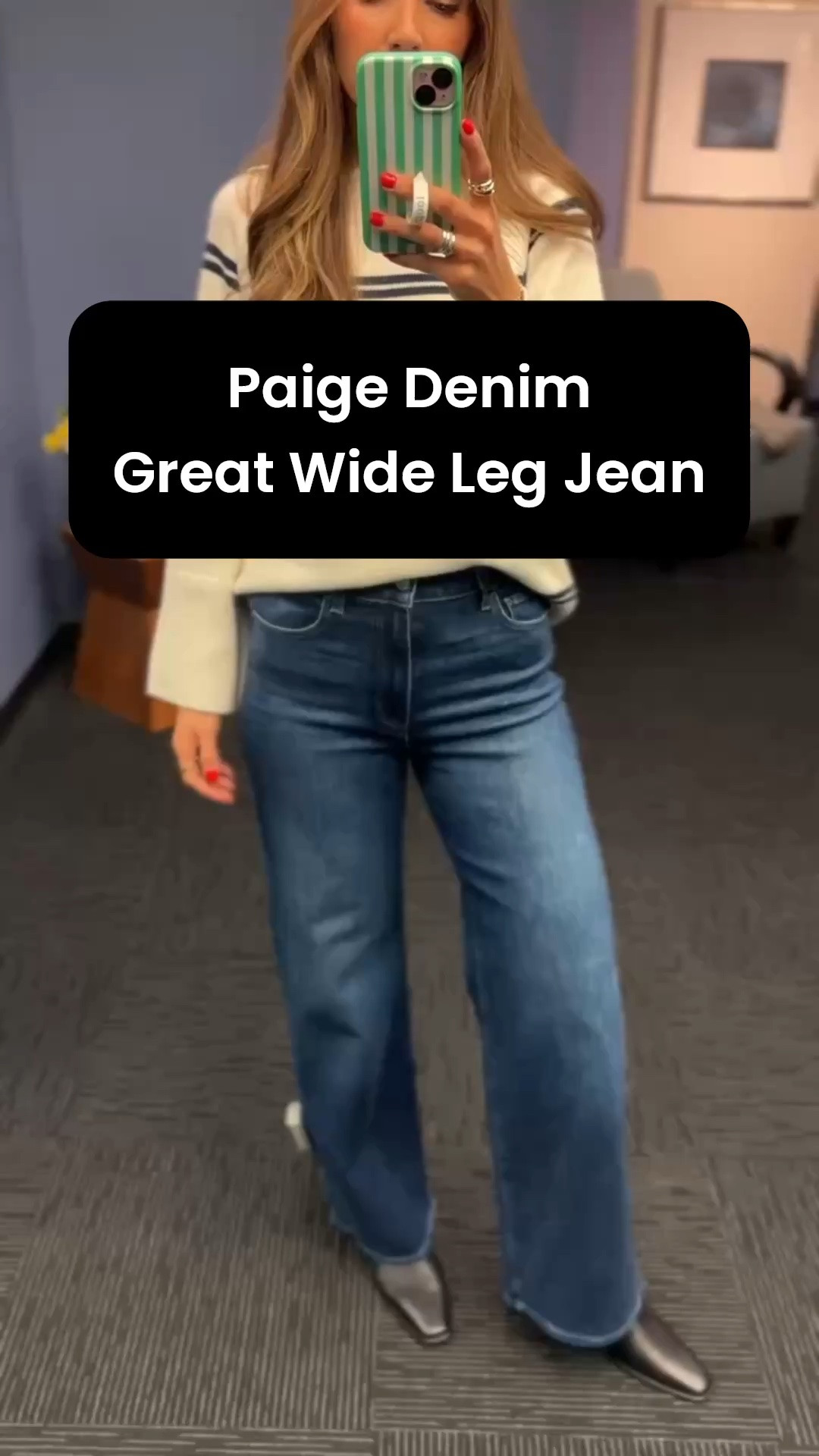 Another pair of high quality denim @Paige wide leg, run TTS!

#LTKSaleAlert