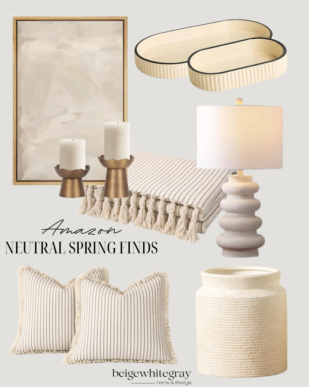 Amazon Neutral Spring Finds! 

 #LTKmomlife #LTKselfcare #LTKHome