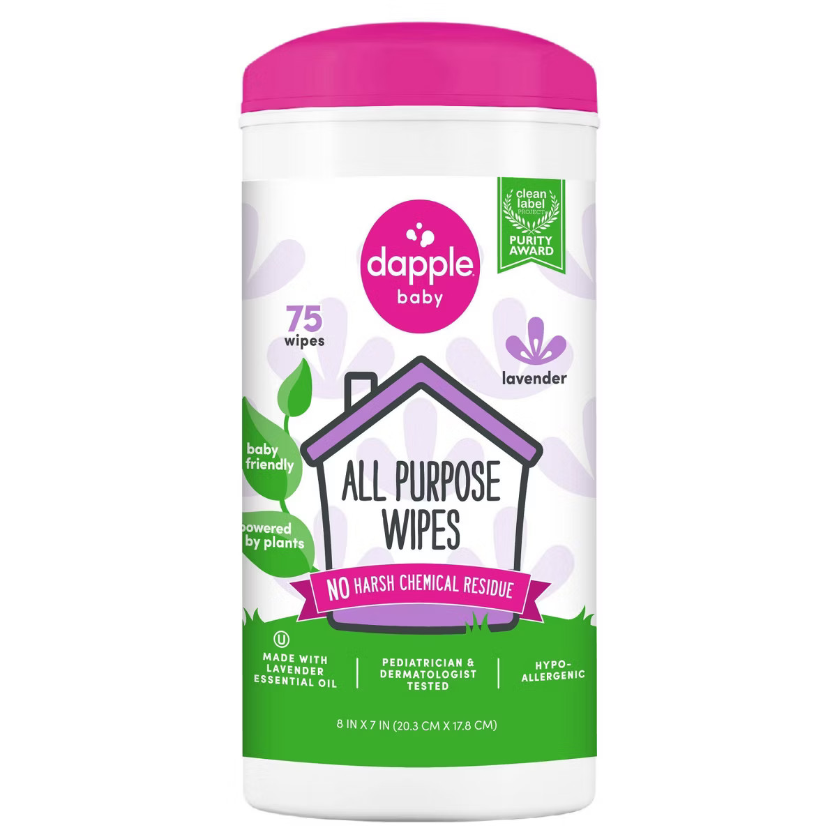 Dapple All Purpose Lavender Cleaning Wipes - 75ct | Target