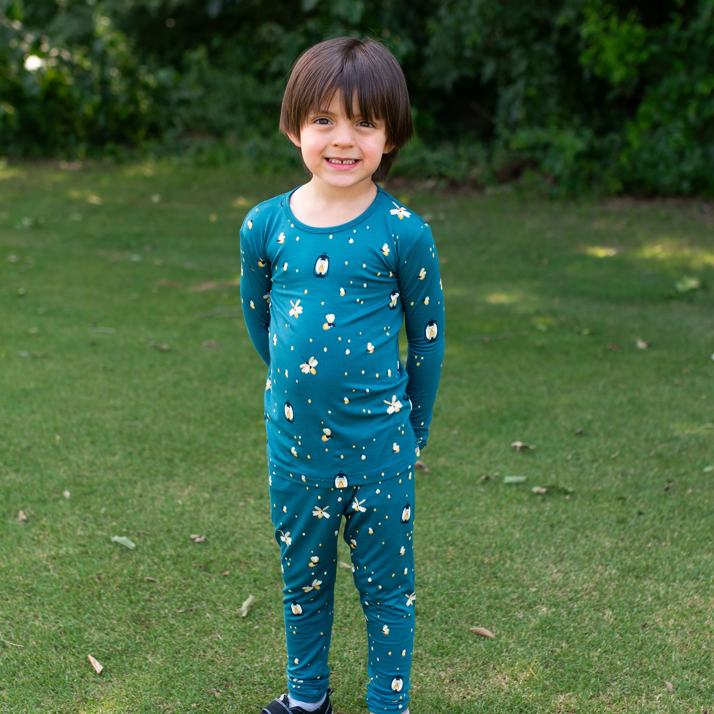 Long Sleeve Pajamas in Firefly | Kyte BABY