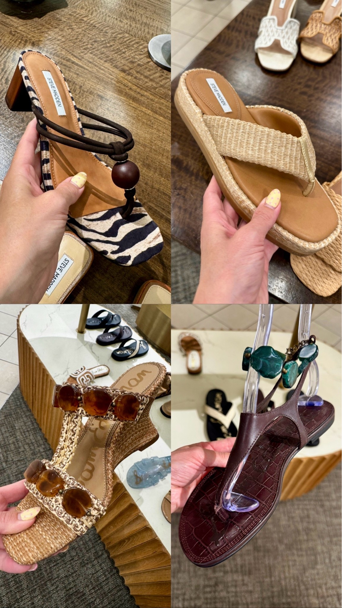 New summer sandals from Nordstrom 
Raffia sandals
Wedges
Steve Madden shoes
Summer sandals
Summer shoes

#LTKSeasonal #LTKPetite #LTKTravel
