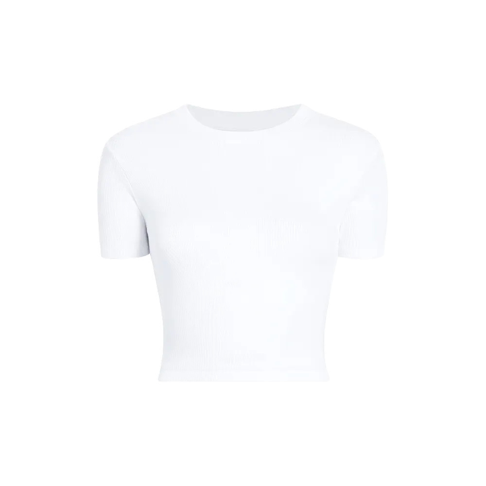 Women's Baby Tee | White - nuuds | nuuds