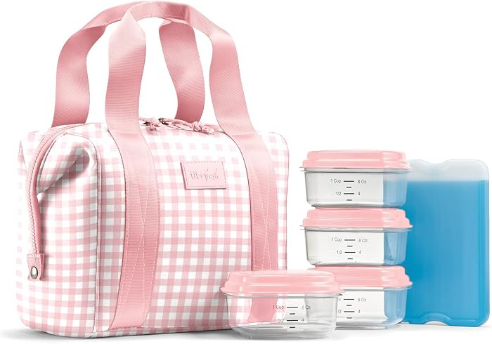 Fit & Fresh Remi Lunch Bag for Women Work \u2013 Neoprene Lunch Tote with Containers & Ice Pack, ... | Amazon (US)