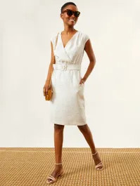 Winifred Cap Sleeve Dress | J.McLaughlin