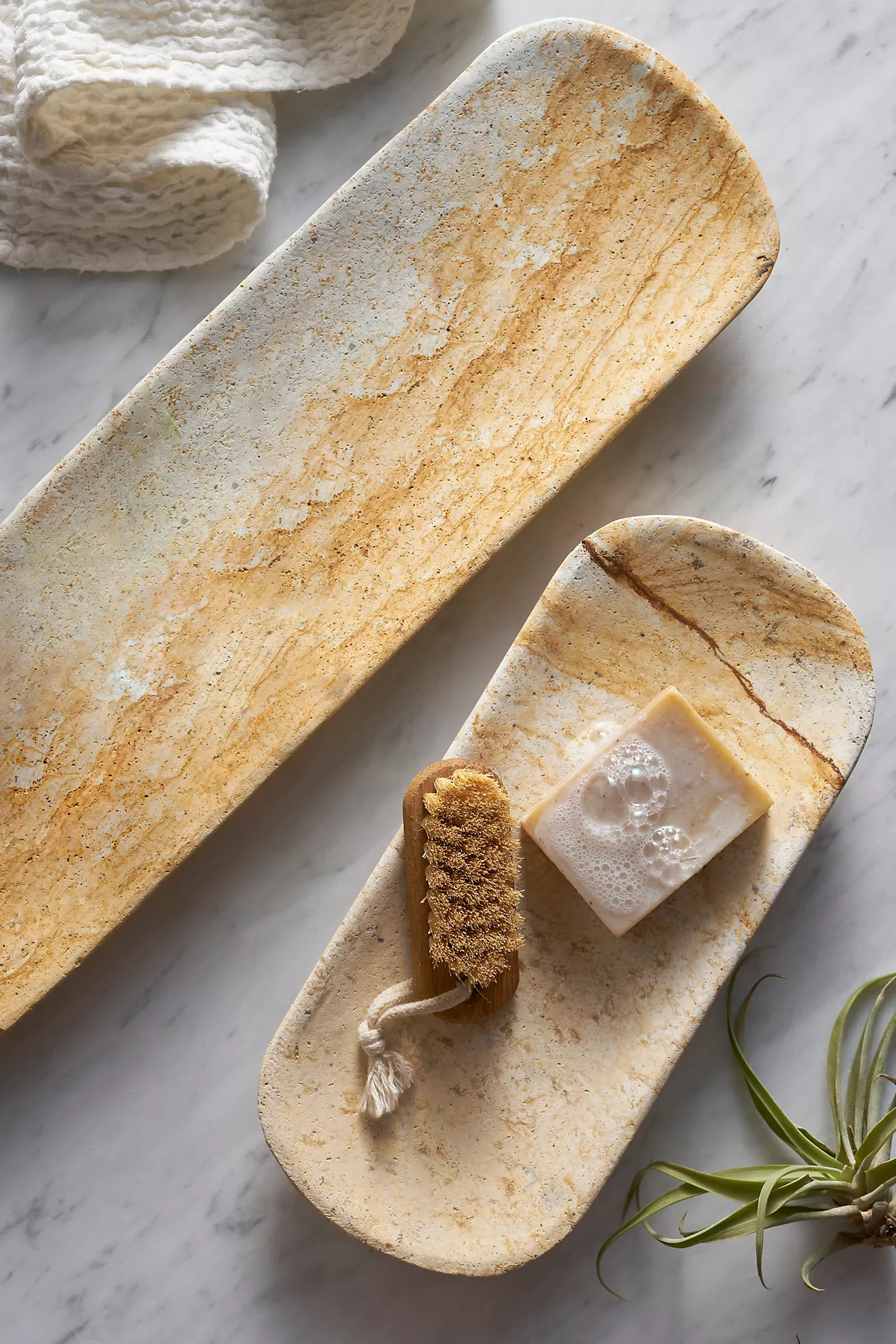 Marbled Stone Tray | Anthropologie (US)