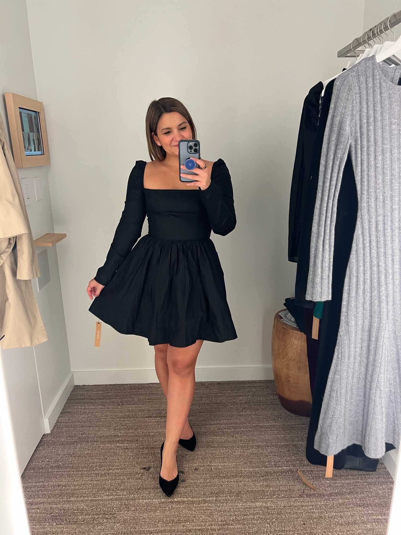 A classic LBD - 25% off! I tried on both a 4 and a 2 in this and I much prefer the way the 2 fits, so if you’re between sizes, size down! Reformation sale, little black dress

#LTKsalealert #LTKHoliday #LTKCyberWeek