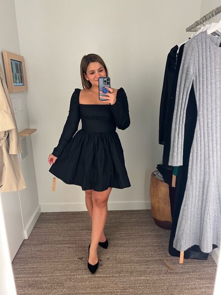 A classic LBD - 25% off! I tried on both a 4 and a 2 in this and I much prefer the way the 2 fits, so if you’re between sizes, size down! Reformation sale, little black dress

#LTKsalealert #LTKHoliday #LTKCyberWeek