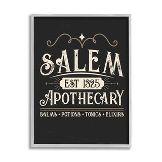 Stupell Industries Salem Apothecary Vintage Sign Framed Giclée Wall Art in Gray | 11" x 14" | Michaels® | Michaels Stores