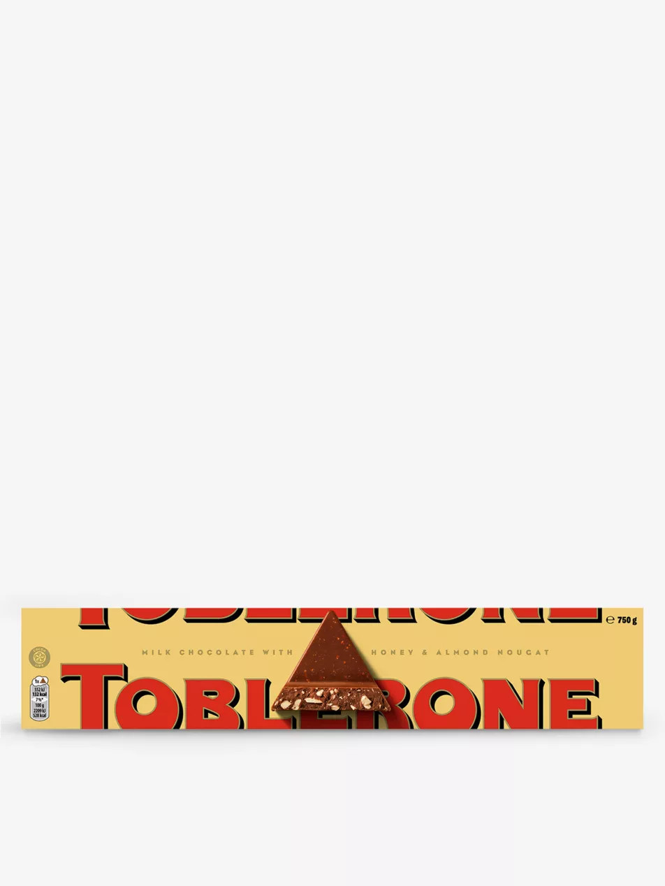 Toblerone milk chocolate and nougat bar 750g | Selfridges