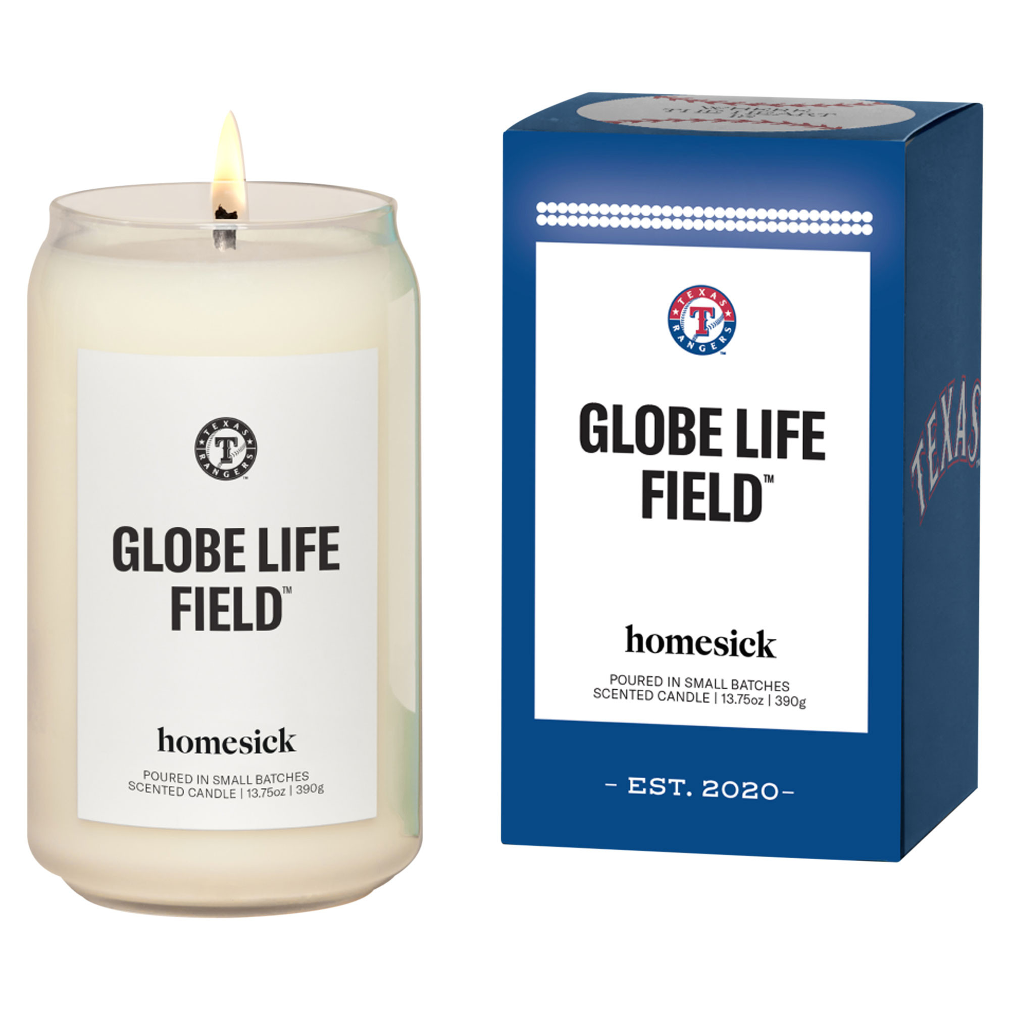 Homesick Texas Rangers Globe Life Field Scented Candle | Fanatics
