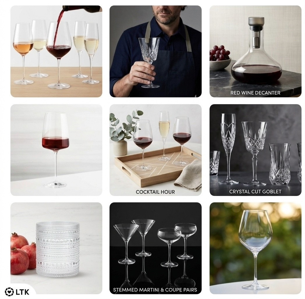 It's all about the Glass... glassware for hosting 🍷

#LTKHome #LTKdayinmylife #LTKfoodie