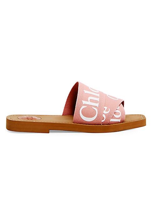 Chloé Women's Woody Flat Sandals - Delicate Pink - Size 36 (6) | Saks Fifth Avenue