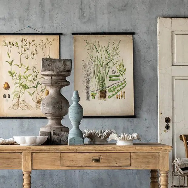 Found Lathe Turned Wood Finial | Antique Farm House