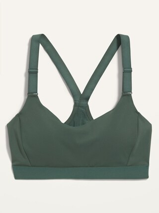 Medium Support PowerSoft Adjustable-Strap Sports Bra 2X-4X | Old Navy (US)