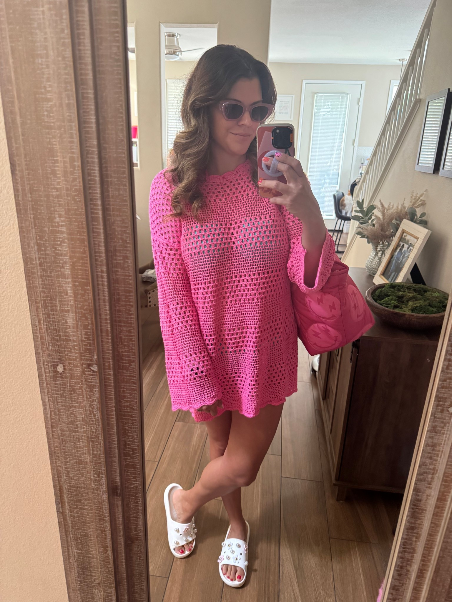 Mom swim, swim coverup, sandals for women, crocs, affordable sunglasses, style over 30, midsize swim 

#LTKSwim #LTKSummerEdit #LTKMidsize