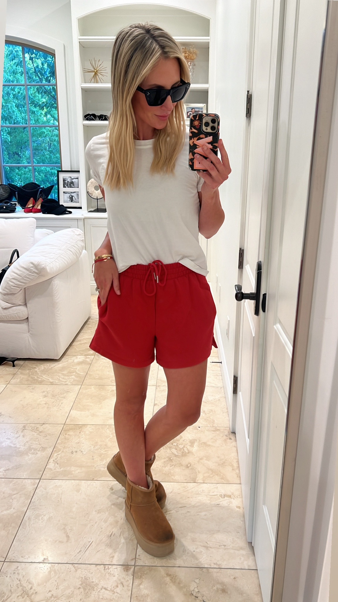 The softest shorts - perfect length as well. Red shorts. I take the size small. On sale. 

#LTKStyleTip #LTKSaleAlert