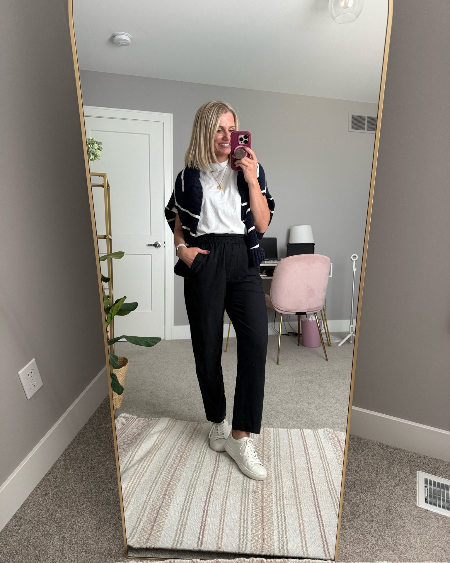 I love how comfortable these tapered ankle pants from Amazon are! I’m wearing an xsmall/27”

#LTKPetite #LTKOver40 #LTKootd