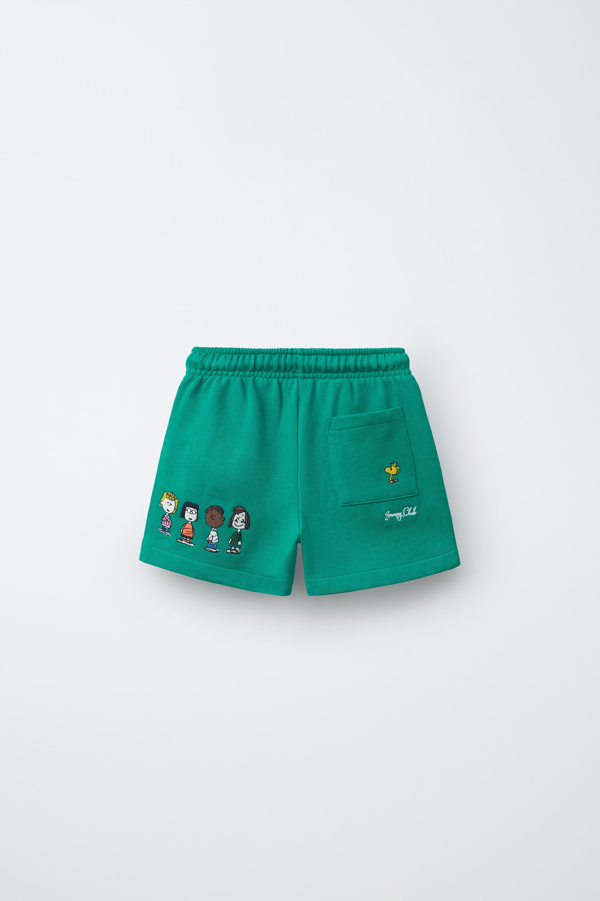 EMBROIDERED SNOOPY PEANUTS™ BERMUDA SHORTS | Zara US
