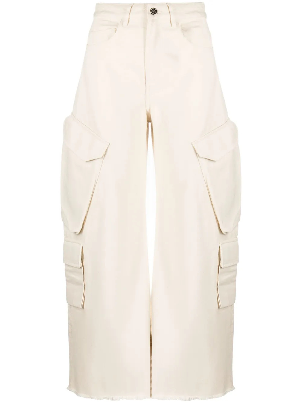 wide-leg cargo jeans | Farfetch Global