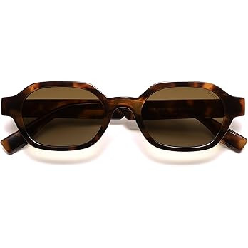 SOJOS Retro Polarized Hexagon Sunglasses for Women Men, UV400 Trendy Rectangle 70s 80s 90s Shades... | Amazon (US)