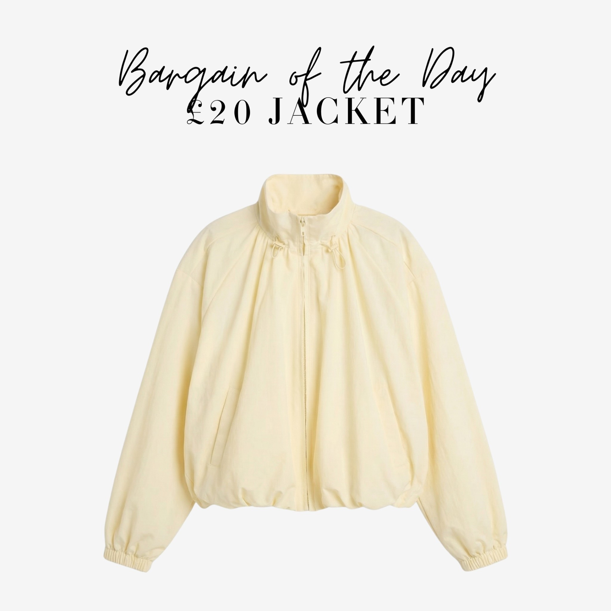 Bargain of the day - £20 jacket💛

#LTKspring #LTKeurope #LTKuk