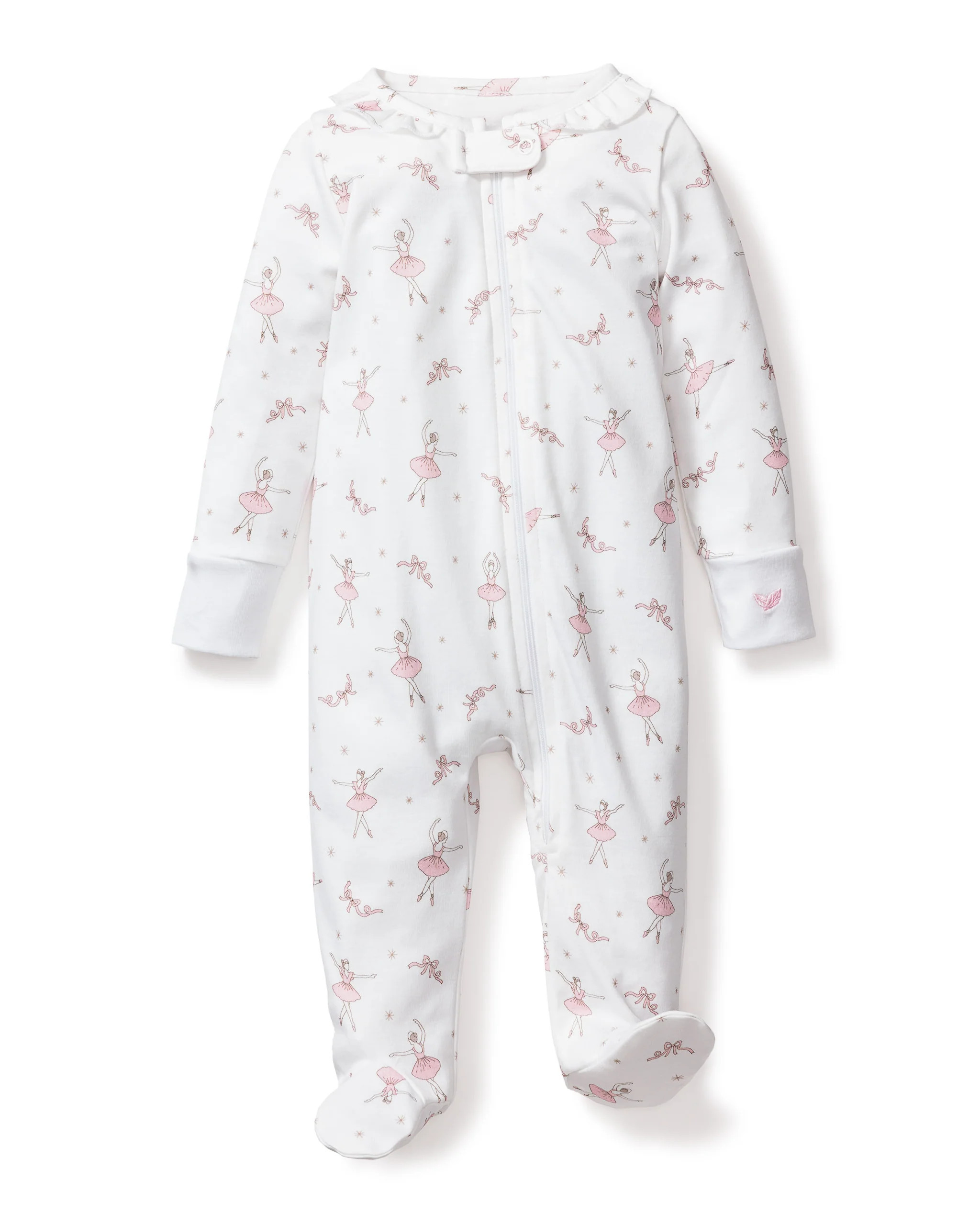 Baby's Pima Romper in Sugar Plum Fairy | Petite Plume
