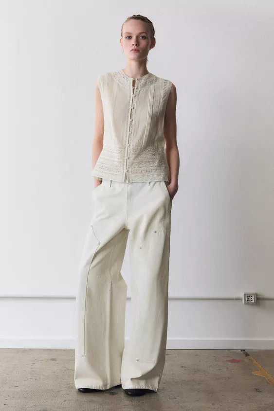 ZW COLLECTION MID-WAIST JEANS WITH BELT LOOPS | Zara AU