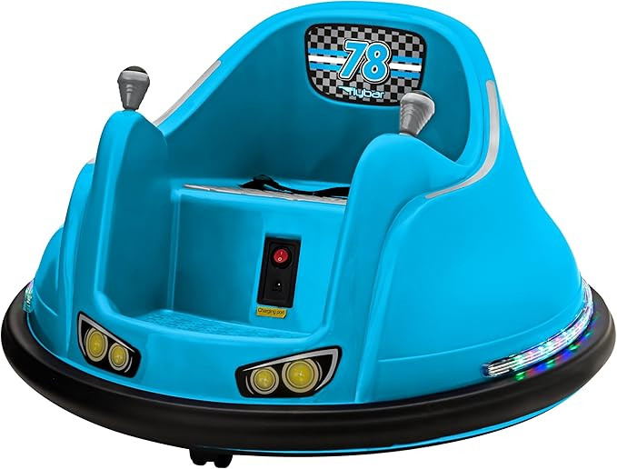FunPark 6V Bumper Car for Toddlers, Kids, Electric Ride On Toys for Baby, Ages 1.5-4 Years, LED L... | Amazon (US)