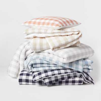 Yarn-Dyed Gingham Bedding Collection - Threshold™ | Target