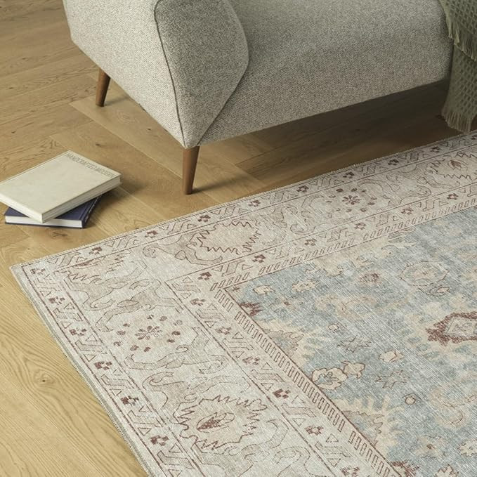 Revival Rugs Nimbus 6'x9' Zero-Shedding Area Rug for Living Room Bedroom - Oeko-TEX Certified, Lo... | Amazon (US)