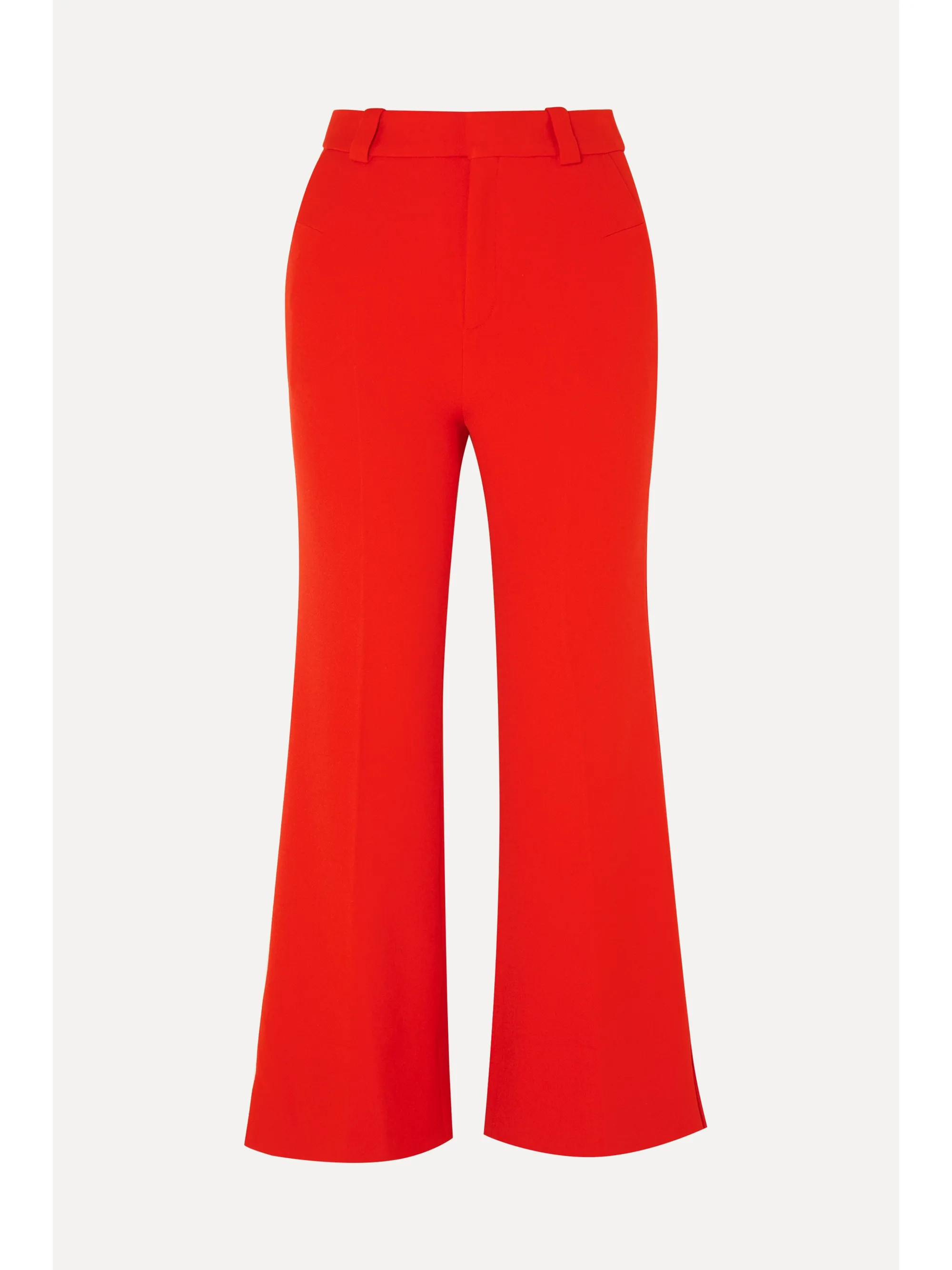 Red Dilman stretch-cady flared pants | Roland Mouret | NET-A-PORTER | NET-A-PORTER (UK & EU)