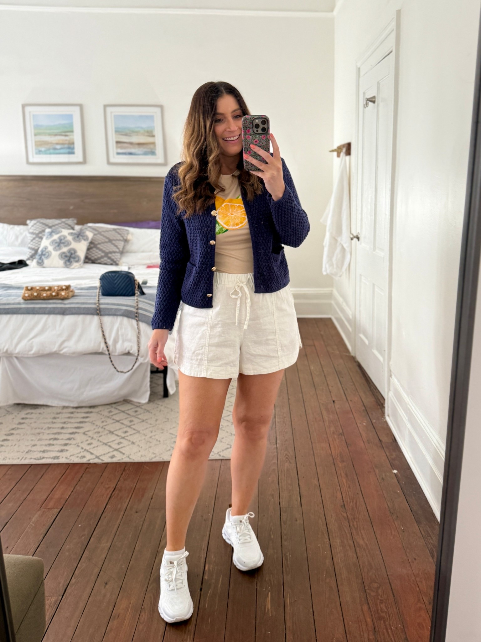 What I wore in Savannah - white pull on shorts, Amazon sweater, graphic tee, white sneakers 

#LTKSeasonal #LTKFindsUnder50 #LTKStyleTip