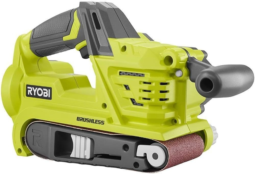 RYOBI P450 One+ 18V Lithium Ion 3 x 18 inch Brushless Belt Sander w/ Dust Bag and Included Sandin... | Amazon (US)