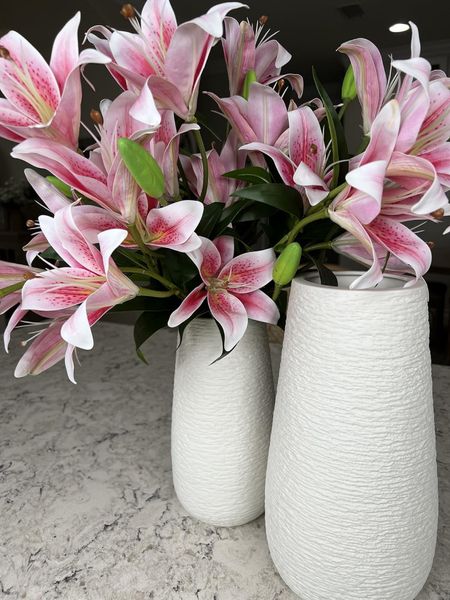 Gorgeous Textured White Flower Vase Comes in 10 and 12 inch! #amazon #amazonhome #founditonamazon #home #homedecor #flowervase #flowervases #vase #vases #flowers #fauxlily

#LTKhome