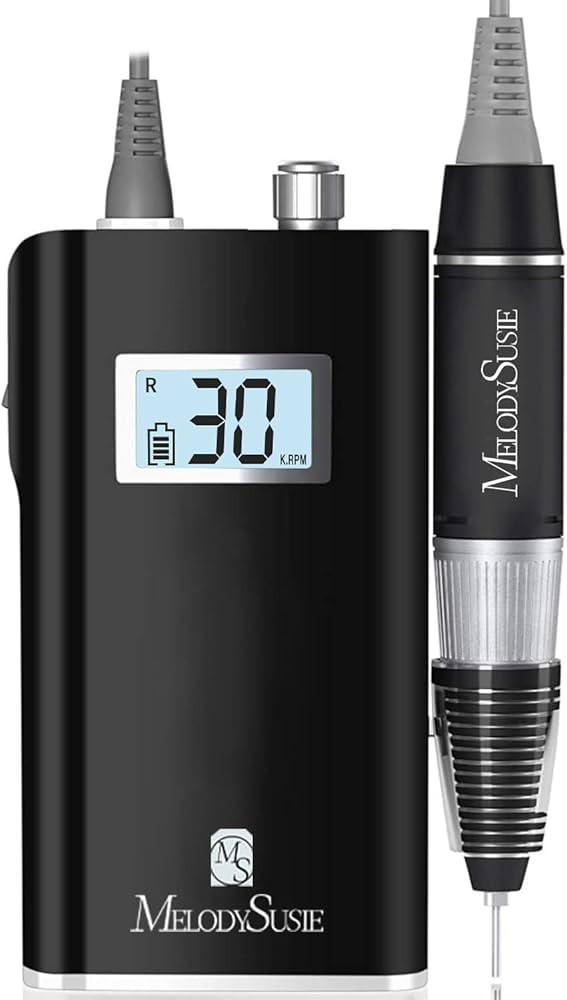 MelodySusie Professional Rechargeable 30000 RPM Nail Drill,SC320H Portable Electric E File Scaman... | Amazon (US)