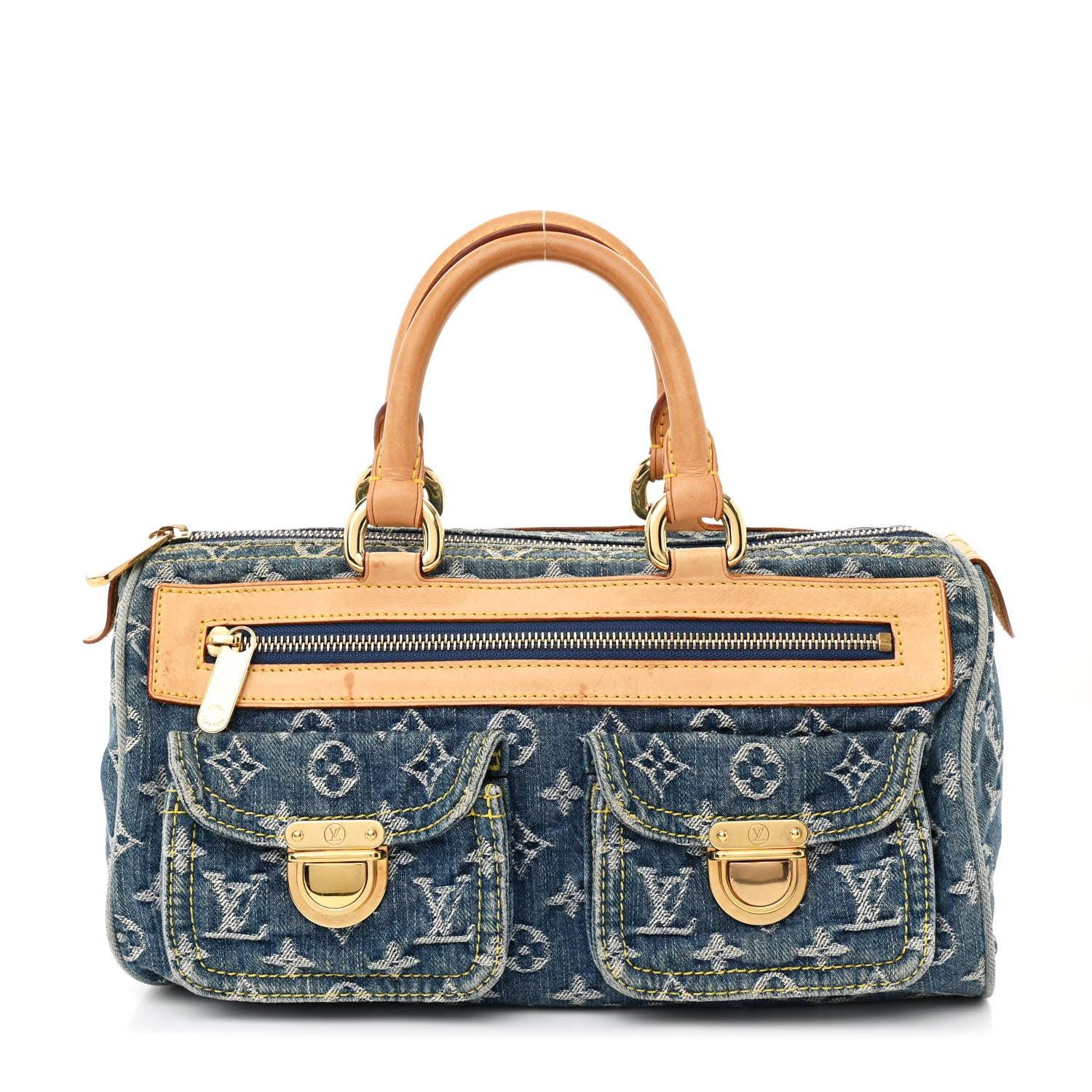 Monogram Denim Neo Speedy Blue | FASHIONPHILE (US)