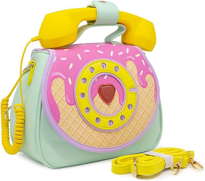 Ring Ring Phone Convertible Handbag - Ice Cream Dream | Amazon (US)